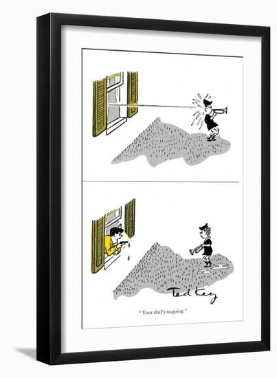 Hazel Cartoon-Ted Key-Framed Giclee Print