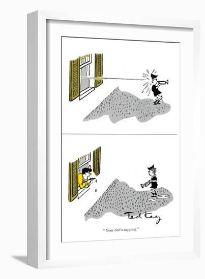 Hazel Cartoon-Ted Key-Framed Giclee Print