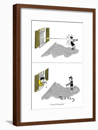 Hazel Cartoon-Ted Key-Framed Giclee Print