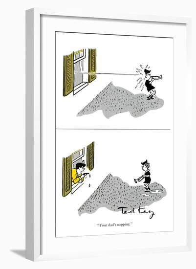 Hazel Cartoon-Ted Key-Framed Giclee Print