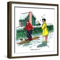 Hazel Cartoon-Ted Key-Framed Giclee Print