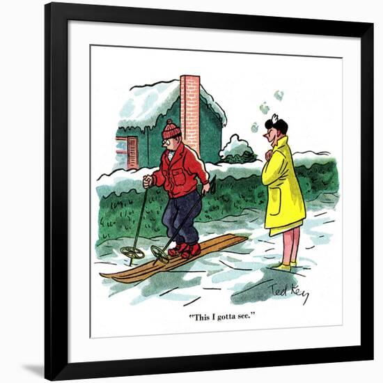 Hazel Cartoon-Ted Key-Framed Giclee Print