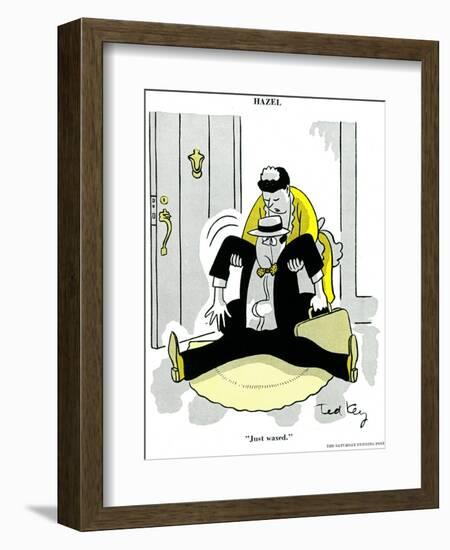 Hazel Cartoon-Ted Key-Framed Giclee Print