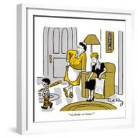 Hazel Cartoon-Ted Key-Framed Giclee Print