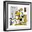 Hazel Cartoon-Ted Key-Framed Giclee Print