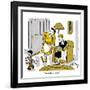 Hazel Cartoon-Ted Key-Framed Giclee Print