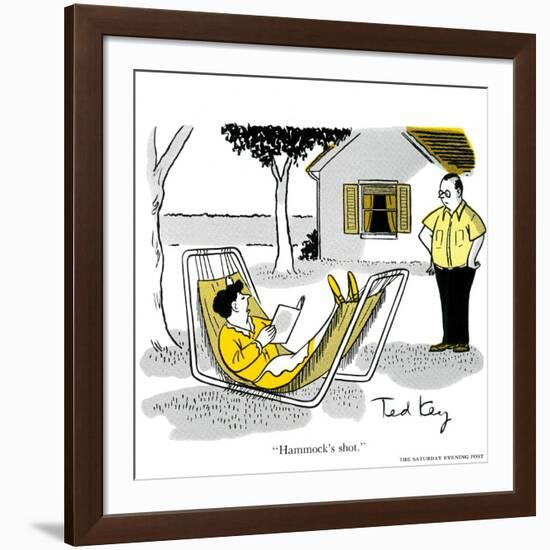 Hazel Cartoon-Ted Key-Framed Giclee Print