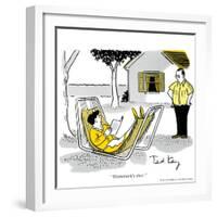 Hazel Cartoon-Ted Key-Framed Giclee Print