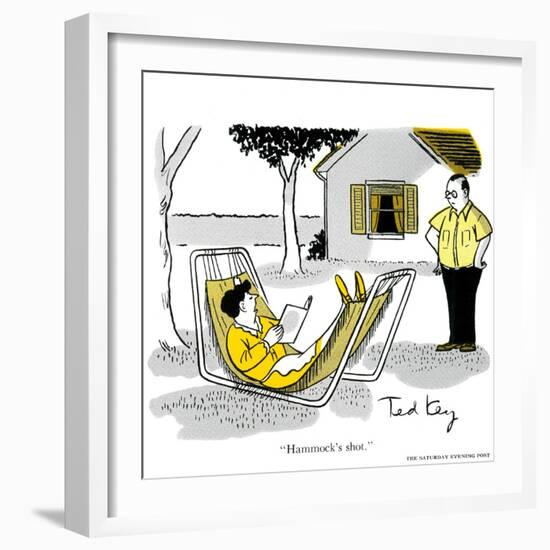 Hazel Cartoon-Ted Key-Framed Giclee Print