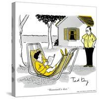 Hazel Cartoon-Ted Key-Stretched Canvas