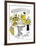 Hazel Cartoon-Ted Key-Framed Giclee Print