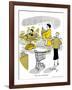 Hazel Cartoon-Ted Key-Framed Giclee Print