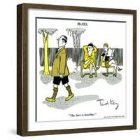 Hazel Cartoon-Ted Key-Framed Giclee Print