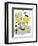 Hazel Cartoon-Ted Key-Framed Giclee Print