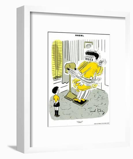 Hazel Cartoon-Ted Key-Framed Giclee Print