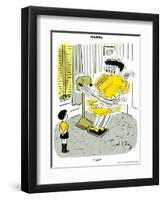 Hazel Cartoon-Ted Key-Framed Giclee Print