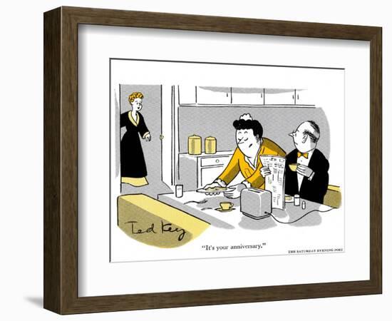 Hazel Cartoon-Ted Key-Framed Giclee Print