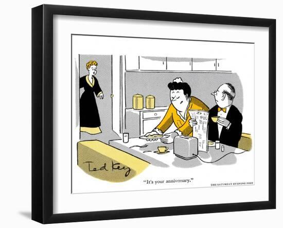 Hazel Cartoon-Ted Key-Framed Giclee Print