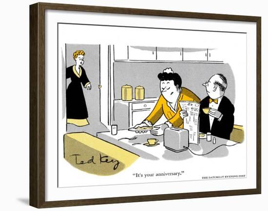 Hazel Cartoon-Ted Key-Framed Giclee Print