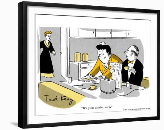 Hazel Cartoon-Ted Key-Framed Giclee Print