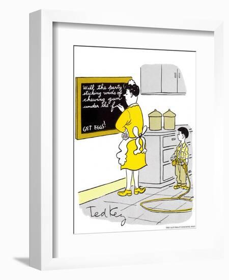 Hazel Cartoon-Ted Key-Framed Giclee Print