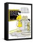 Hazel Cartoon-Ted Key-Framed Stretched Canvas