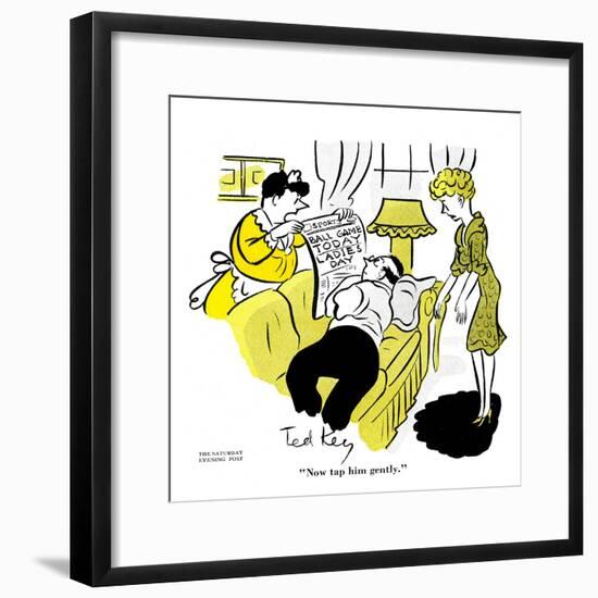 Hazel Cartoon-Ted Key-Framed Giclee Print