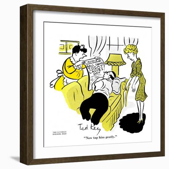 Hazel Cartoon-Ted Key-Framed Giclee Print