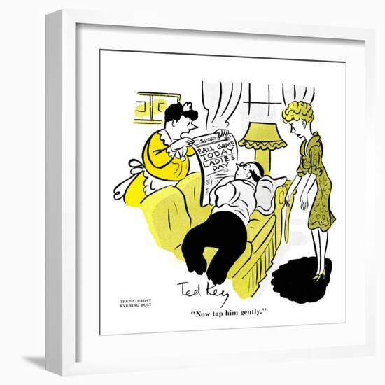 Hazel Cartoon-Ted Key-Framed Giclee Print