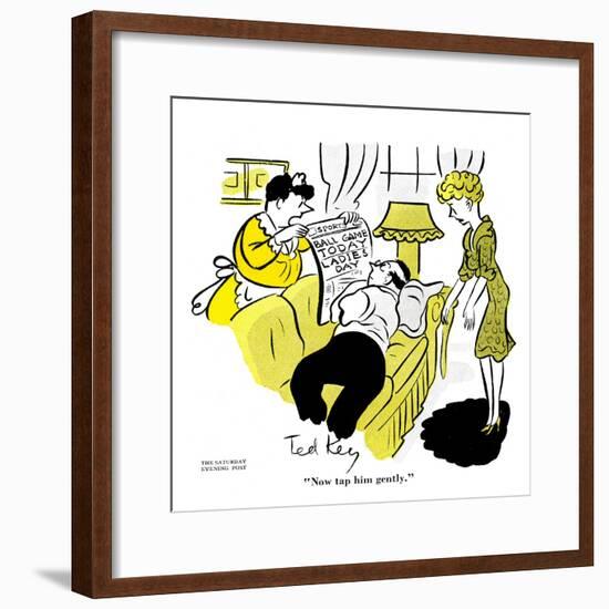 Hazel Cartoon-Ted Key-Framed Giclee Print