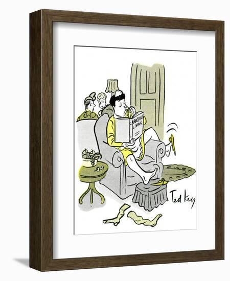 Hazel Cartoon-Ted Key-Framed Giclee Print