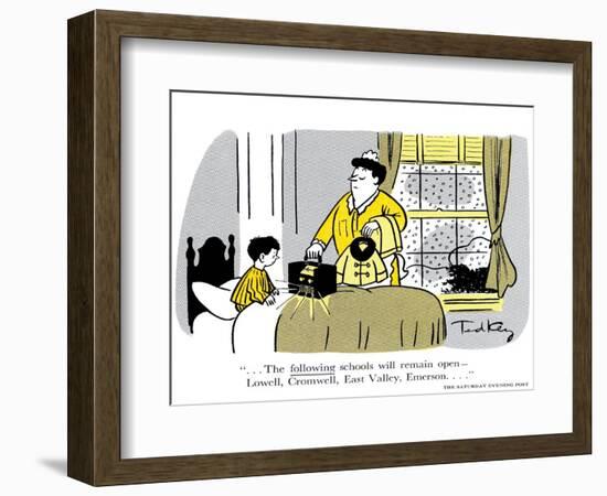 Hazel Cartoon-Ted Key-Framed Giclee Print