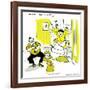 Hazel Cartoon-Ted Key-Framed Giclee Print