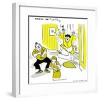 Hazel Cartoon-Ted Key-Framed Giclee Print