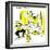 Hazel Cartoon-Ted Key-Framed Giclee Print