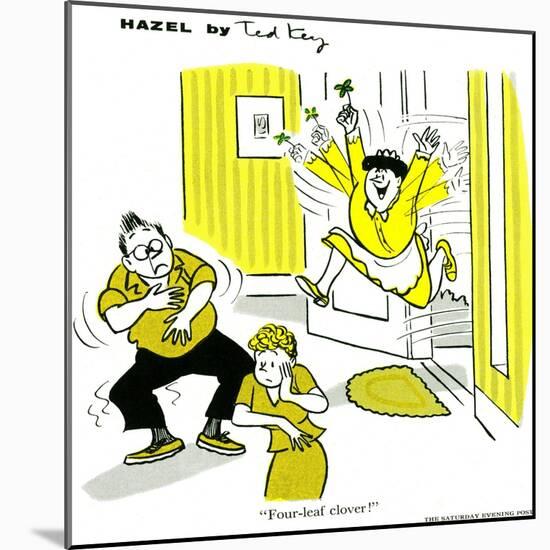 Hazel Cartoon-Ted Key-Mounted Giclee Print