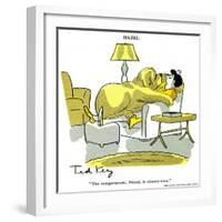 Hazel Cartoon-Ted Key-Framed Giclee Print