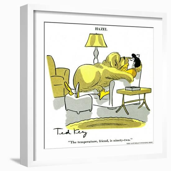 Hazel Cartoon-Ted Key-Framed Giclee Print