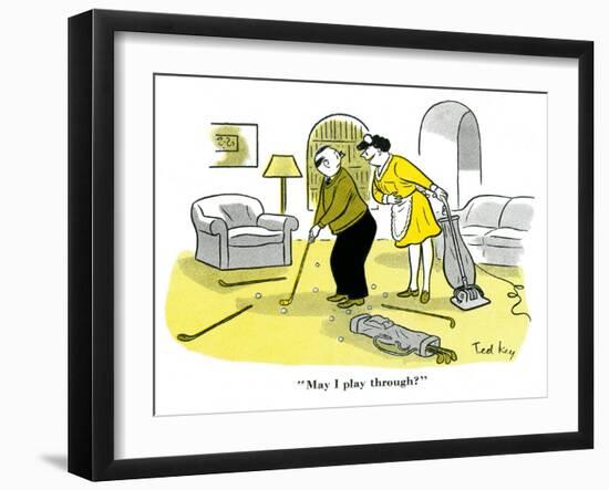 Hazel Cartoon-Ted Key-Framed Giclee Print