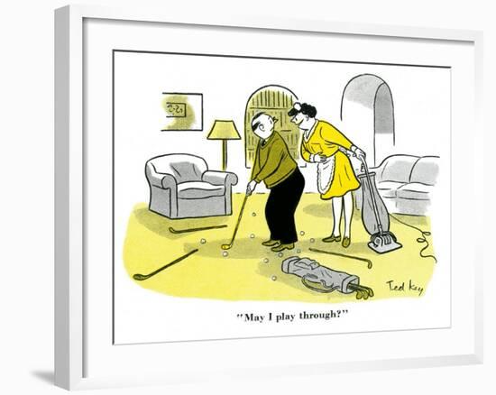 Hazel Cartoon-Ted Key-Framed Giclee Print