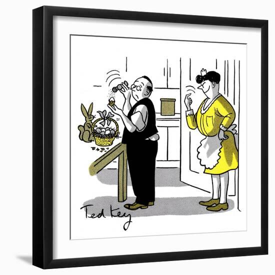 Hazel Cartoon-Ted Key-Framed Giclee Print