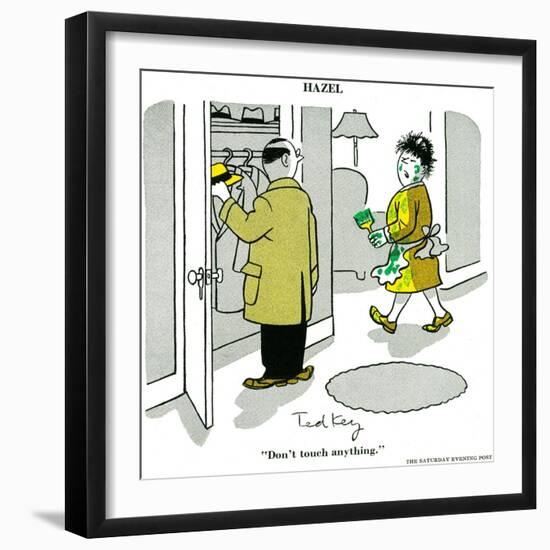 Hazel Cartoon-Ted Key-Framed Giclee Print