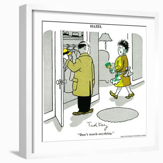 Hazel Cartoon-Ted Key-Framed Giclee Print