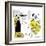 Hazel Cartoon-Ted Key-Framed Giclee Print