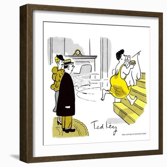 Hazel Cartoon-Ted Key-Framed Giclee Print