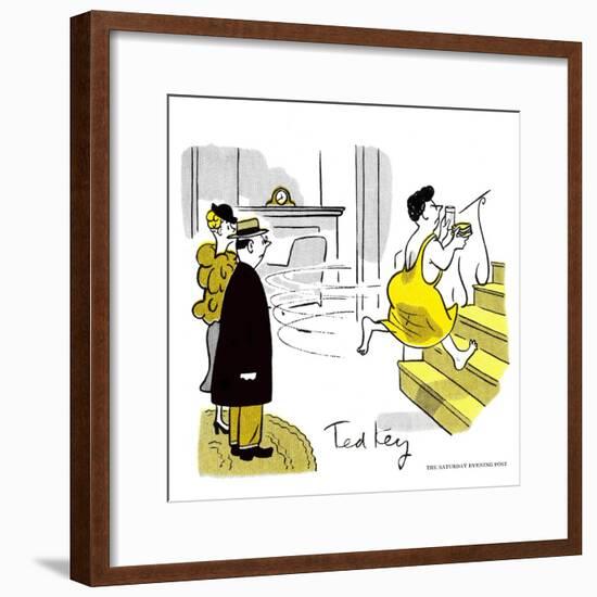 Hazel Cartoon-Ted Key-Framed Giclee Print