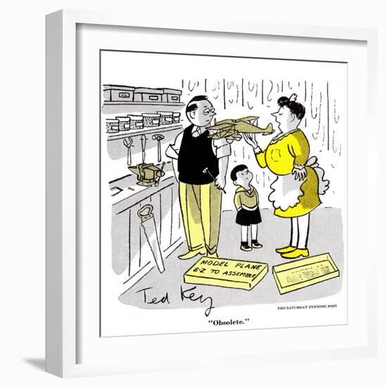 Hazel Cartoon-Ted Key-Framed Giclee Print