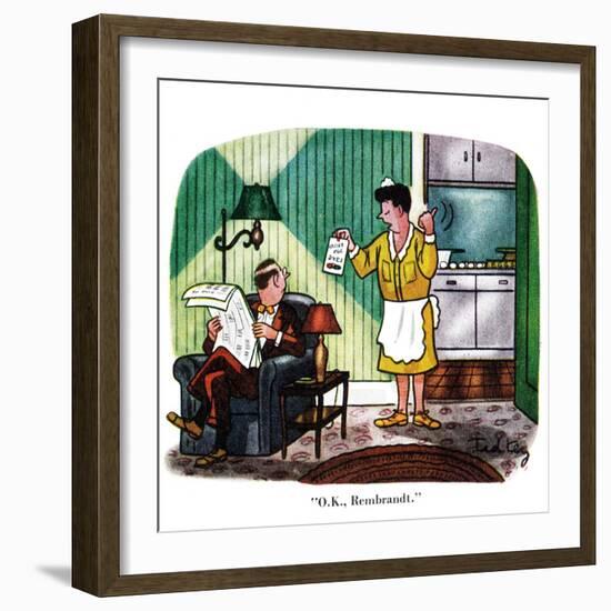 Hazel Cartoon-Ted Key-Framed Giclee Print