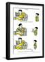 Hazel Cartoon-Ted Key-Framed Giclee Print