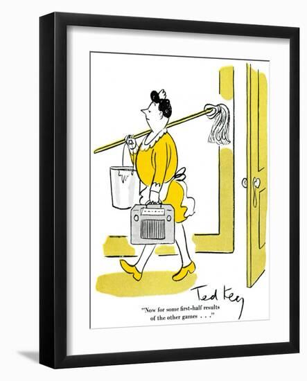 Hazel Cartoon-Ted Key-Framed Giclee Print